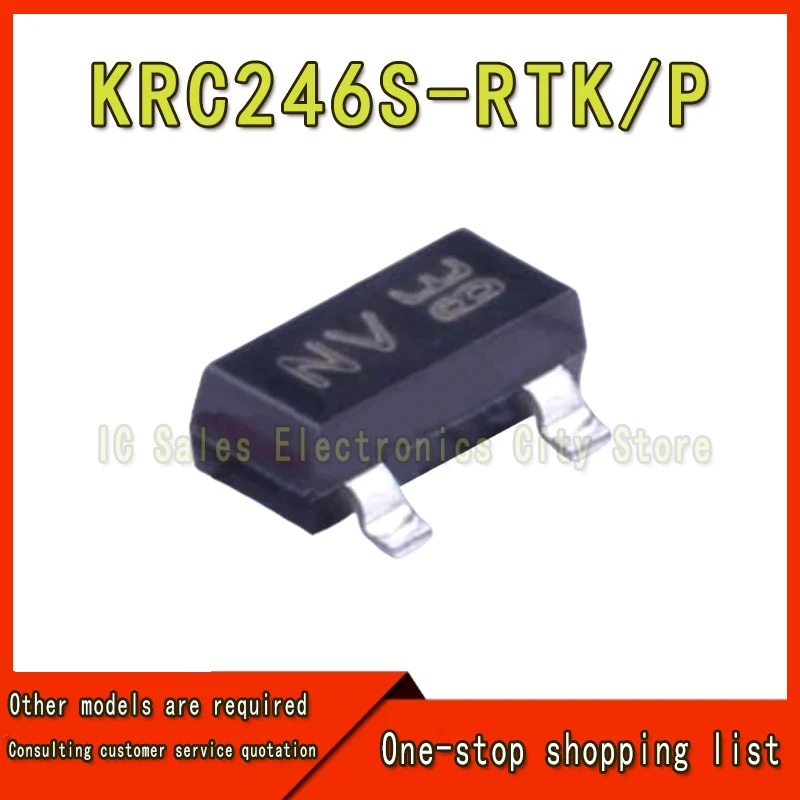 (10 Stuks) 100% Nieuwe KRC246S-RTK/P KRC246S-RTK Krc 246S Nv Sot23-3