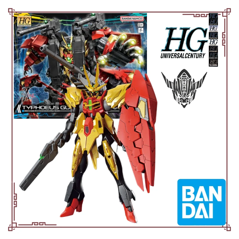 

Original by Bandai 1/144 HGGBM 07 Tyfous Gundam Chimera Action doll Trendy toys Holiday Gifts Decorations Ornaments studio