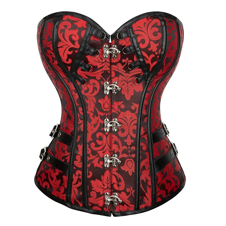 Women Corset Shapewear Sexy Gothic Underbust Corset Women Lace Body Waist  Slim waist Corsets Slimming Belt Black Trainer Shaper