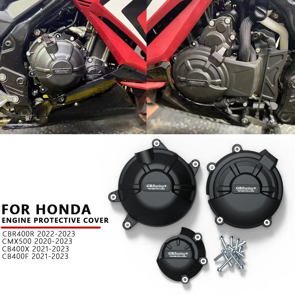 

Для Honda CBR400R2022-2023 CB400F CB400X2021-2023 CMX 5002020 -2023 Крышка двигателя мотоцикла, комплект защиты крышки сцепления, аксессуары