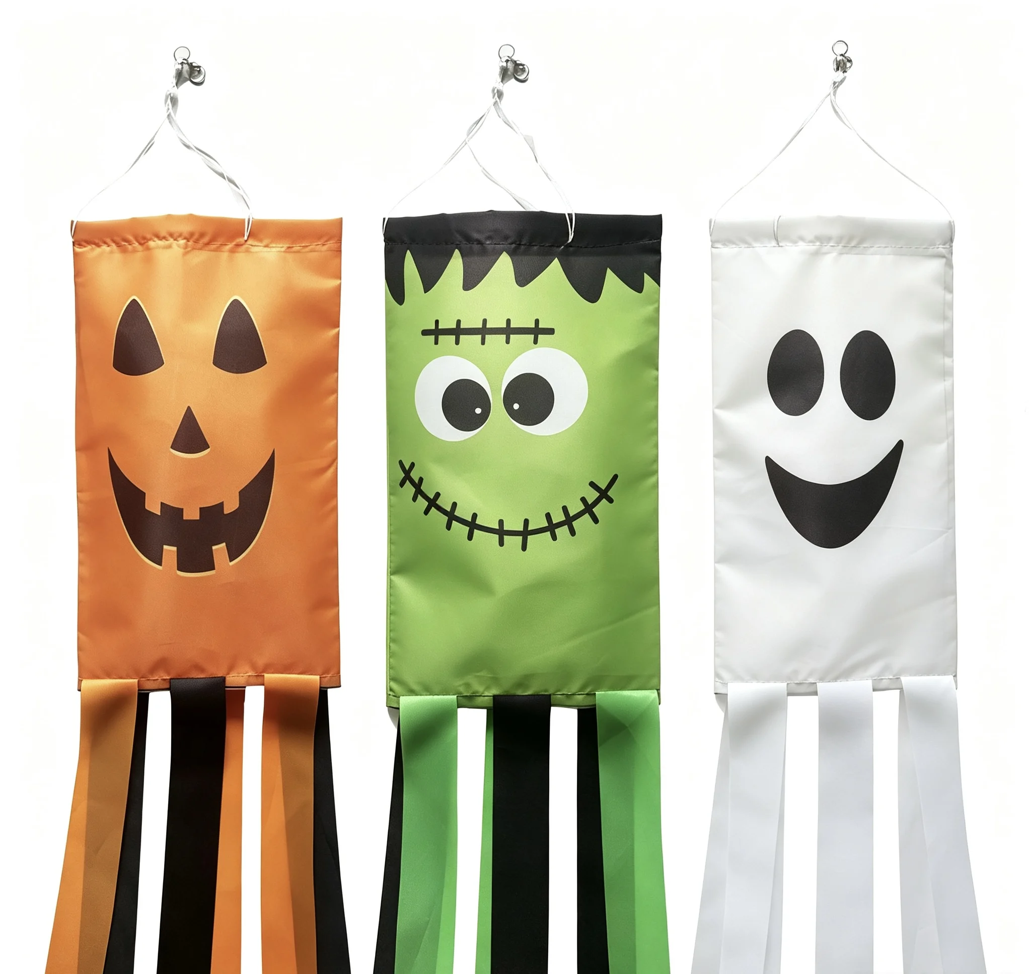 Wind Daria 3 Pcs Set Halloween Celebration Party Decoration OutDoor Graden Lovely Printed Windsock Cool Room Stuff
