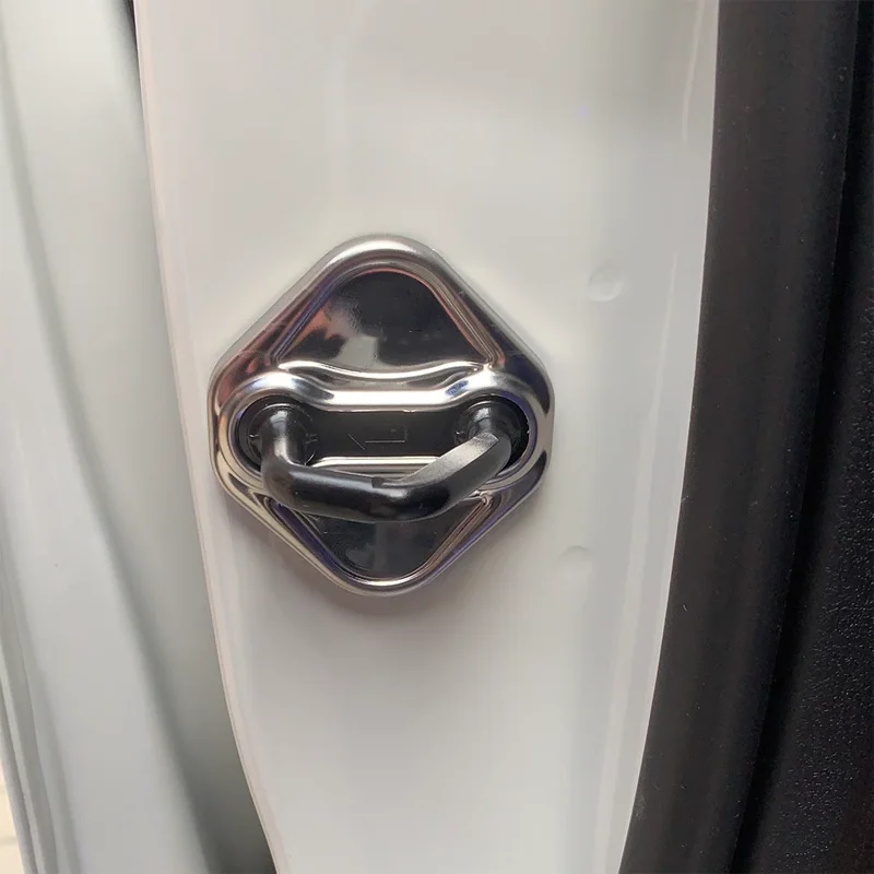 4pcs Car Stainless Steel Door Lock Cover Protect Buckle Cover Stickers For Honda Freed GB3 GB5 GB6 GB7 GB8 2010 2014 2018 2022