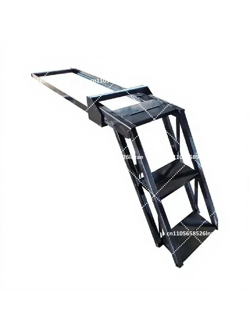 Folding Hidden Rear Step Ladder for Truck Vehicle Pull Out Step