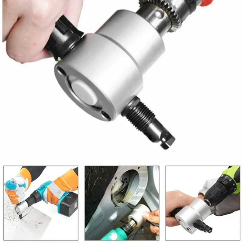 

Модификационная пластина, перфоратор, ножницы, регулируемый резак для листового металла, двойная головка, режущий инструмент, насадка для электрической дрели