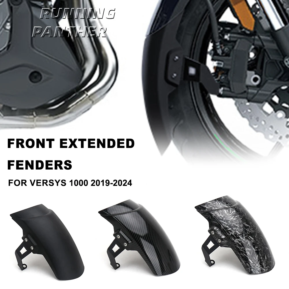 

For Kawasaki VERSYS Versys 1000 2019-2024 Front Fender Extender Accessories with Splash Proof Function for Versys1000