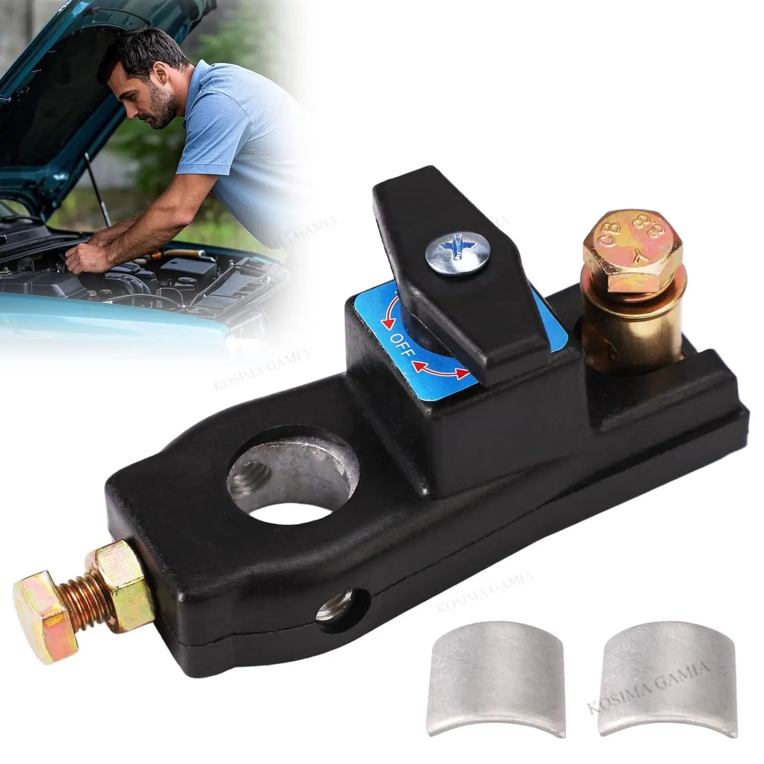 12/24V Intelligenter Auto-Batterietrennschalter Hauptschalter Batterie-Trennschalter für Auto, Wohnmobil und Boot – Detail 1