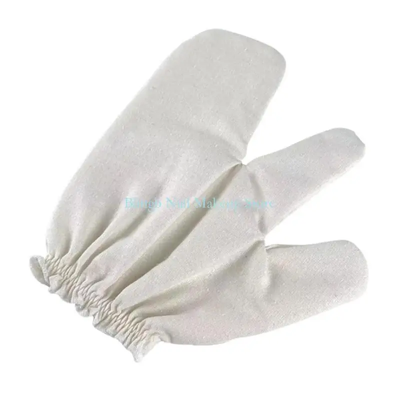 28TA Body Exfoliating Gloves Crafted From Silk For Massage Daily Dry Brushing Massage Therapy 1pc