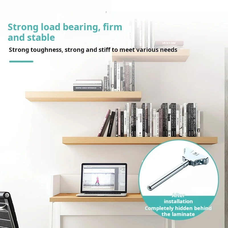Heavy Adjustable Concealed Board Support Suspended Wooden Layer Support Frame Fixed Pin Invisible Layer Board Column Load-bearin