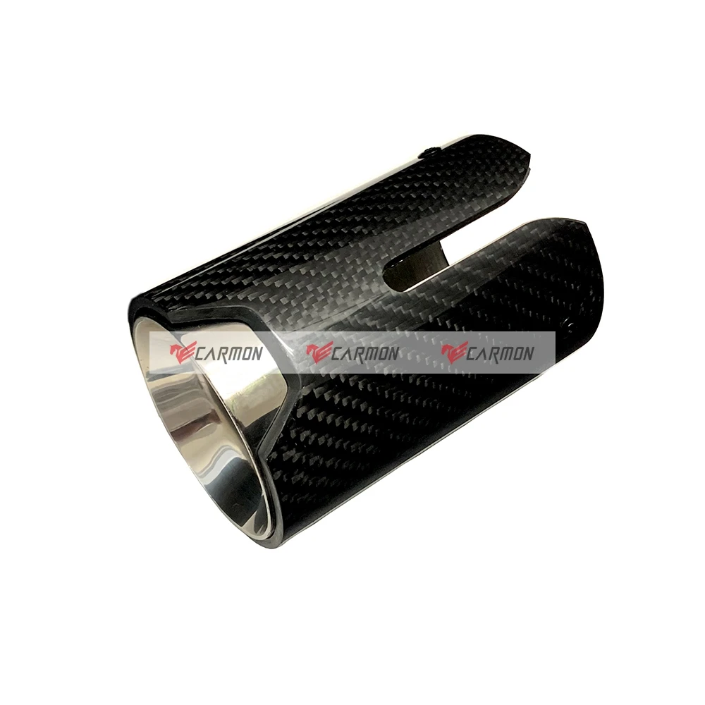 M Performance Carbon Fiber Exhaust Tips Mufller Tail End Pipes For BMW E90 E92 325i 328i POLO MK6