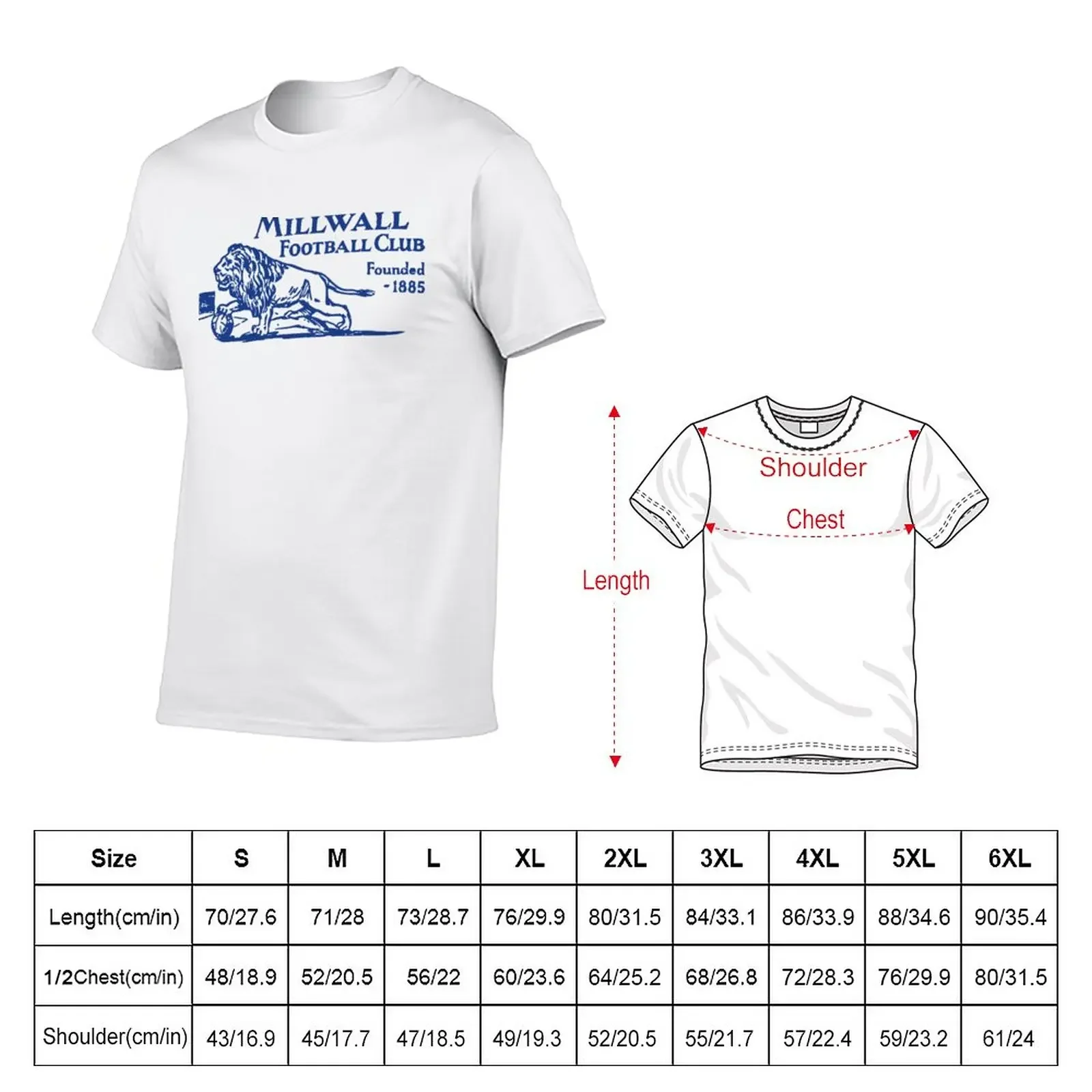 New Millwall Football Club T-Shirt quick-drying t-shirt sublime t shirt T-shirt men