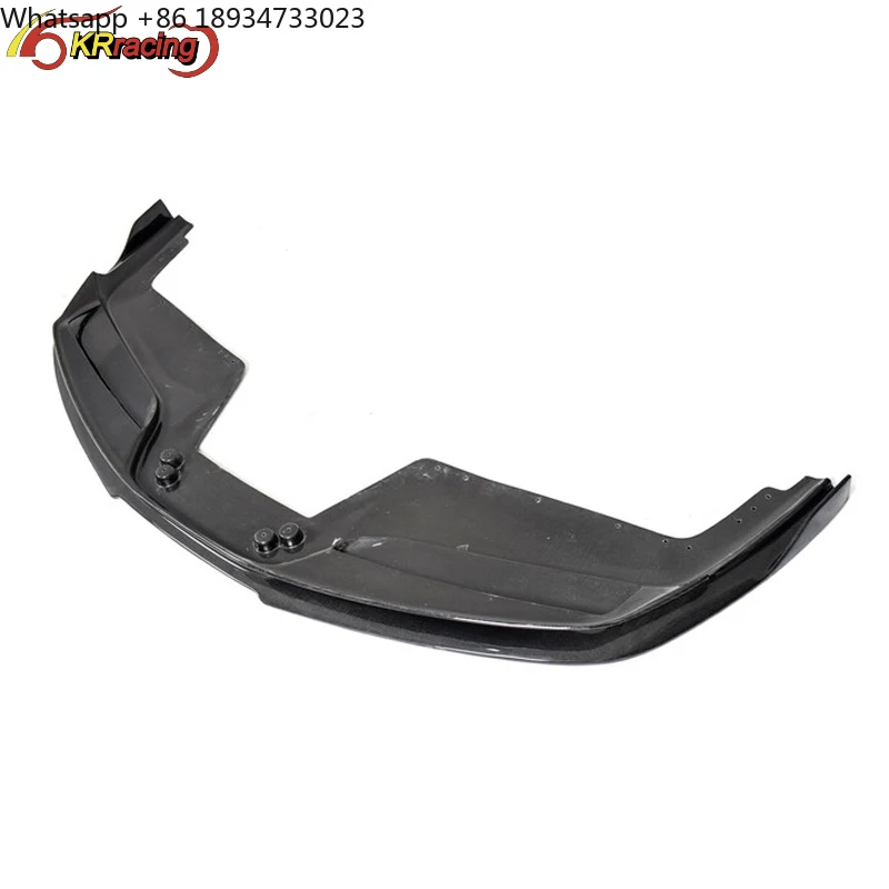 

Vorstein Style Plain Weave Dry Carbon Fiber Front Lip for Ferrari 488 GTB and for Spider 2015-2018