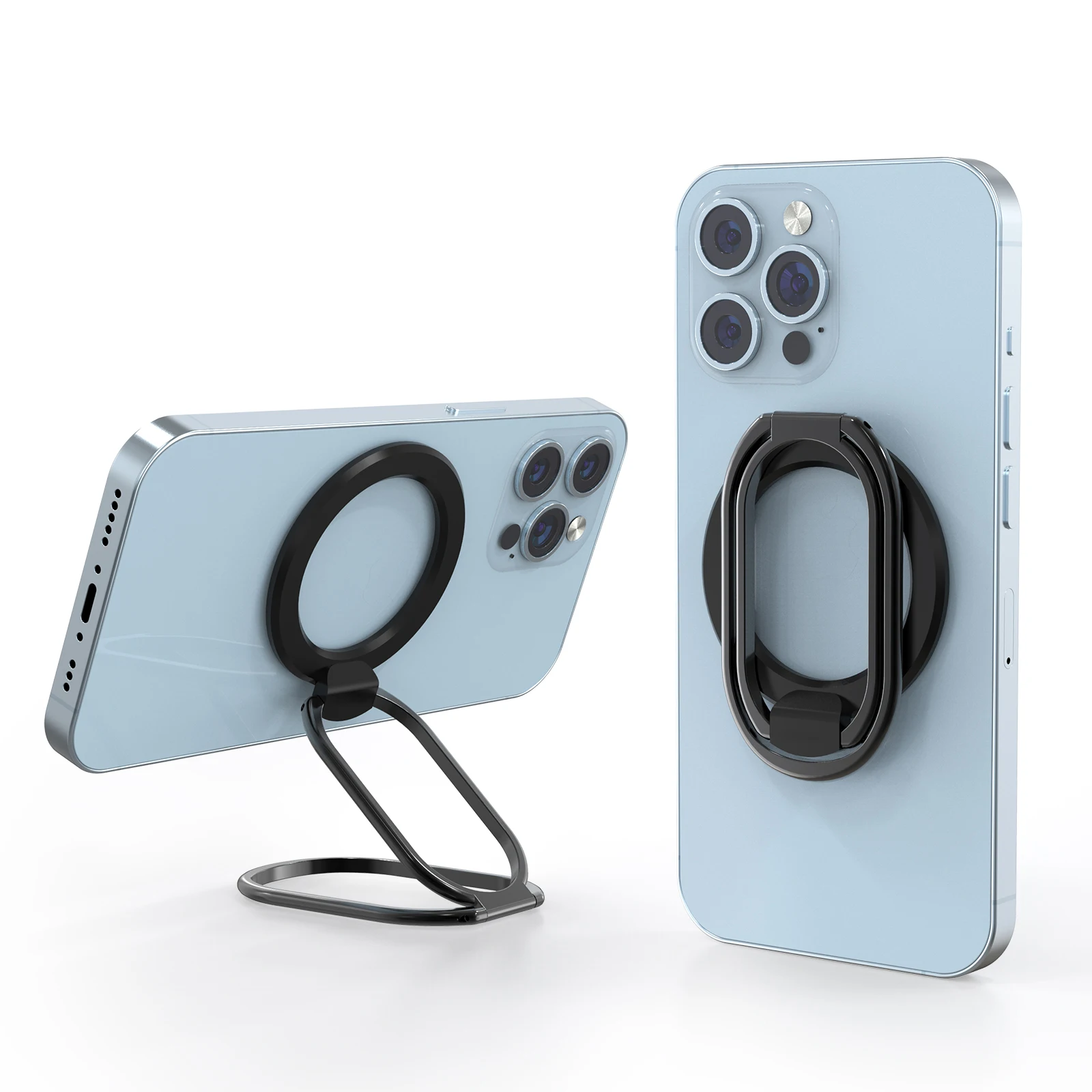 

Phone Magnetic Desktop Holder Mag-safe Phone Bracket for iPhone 15 14 13 12 Series Foldable Smartphone Suction Desktop Support