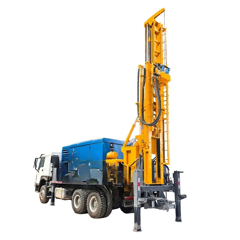 350 meters drilling truck, pneumatic water drilling equipment