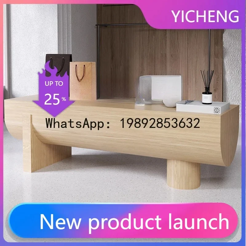 

QQ Clothing Store Island Display Table Creative Display Table