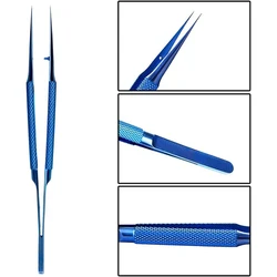 2PC Tweezers Titanium Alloy Tweezers Professional Repair Fingerprint Fly Line Phone Motherboard Precise Antimagnetic Electronics