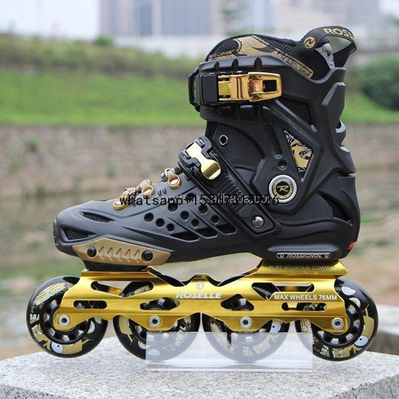 Land atmungsaktive Roller Blading Rollschuh räder 4 Inline Sakte Schuhe Einzel rad Schuhe