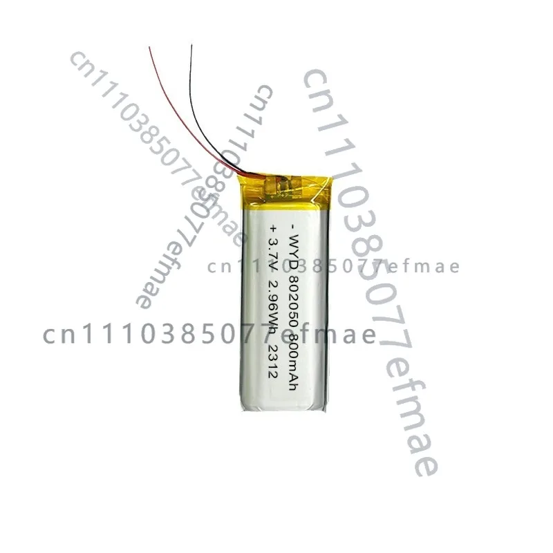 802050/800mAh large capacity polymer lithium battery rechargeable universal built-in battery