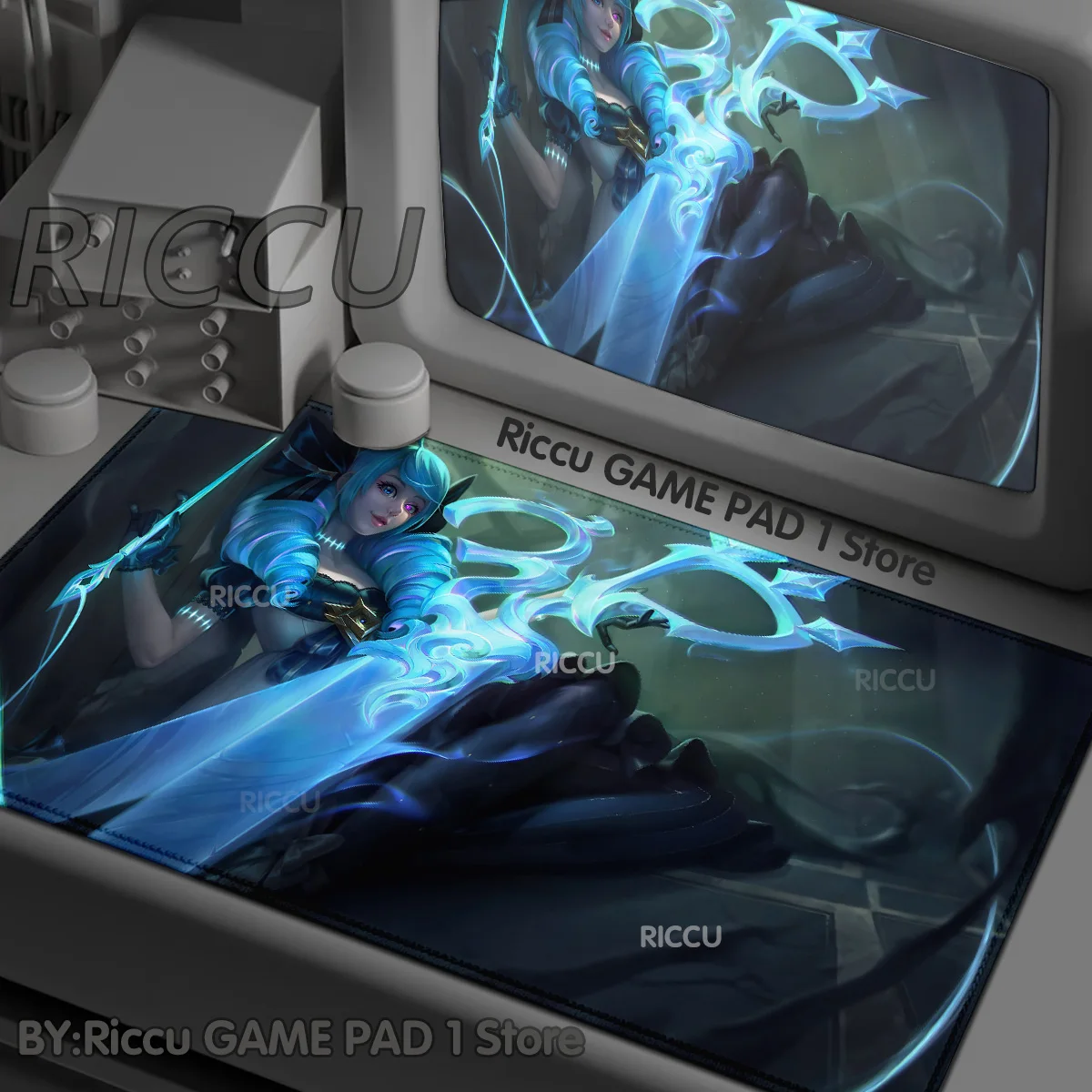لوحة ماوس ألعاب الكمبيوتر League of Legends Gwen وسادة مكتب مكتب ملحقات الكمبيوتر لوحة المفاتيح الجدول حصيرة وسادة الكمبيوتر المحمول لوحة الماوس