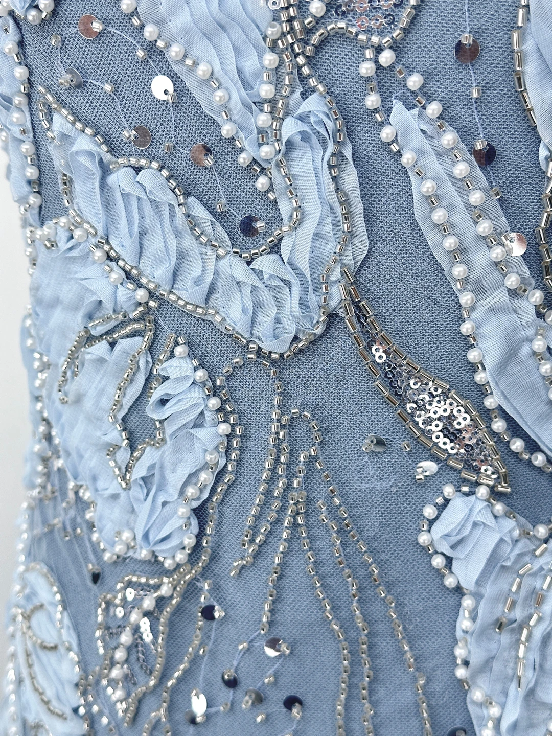 2026 lentejuelas nigerianas encaje de fiesta cuentas africanas tela de encaje de alta calidad 5 yardas tul francés africano encaje de red Material de boda