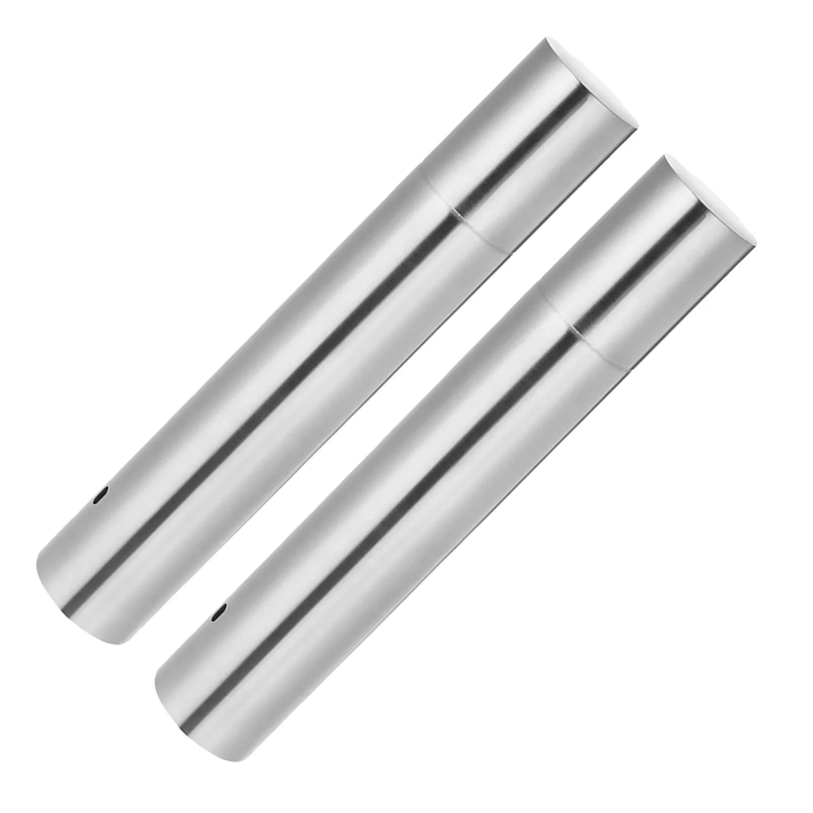 2Pcs Certificate Tube Holder Stainless Steel Waterproof Document Organizer for Birth Certificate Diploma Marriage License Travel
