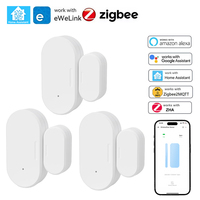 EWelink ZigBee Smart Door Window Sensor Door Open Close Detectors Smart Home Security Protection Alarm for Alexa Home Assistant