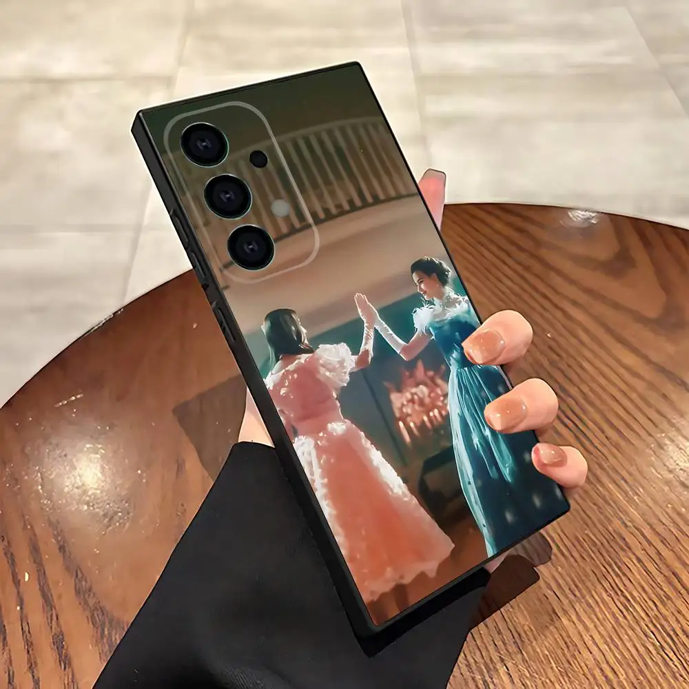 Casing Ponsel Pink Theory Freen Becky Untuk Samsung S25,S24,S21,S22,S23,S30,Ultra,S20,Plus,Fe,Lite,5G Hitam