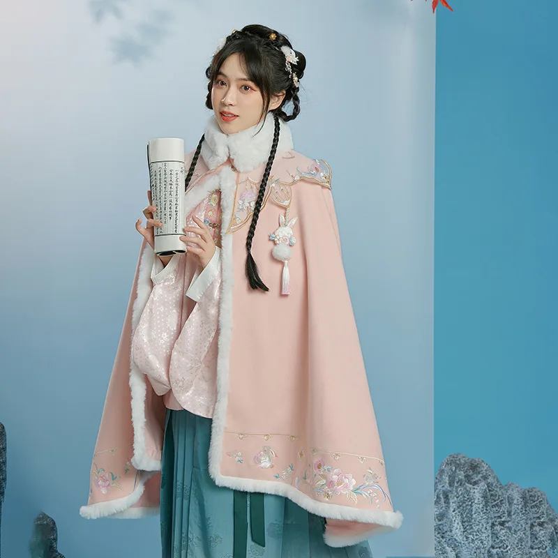 Nhà Đường Công Chúa Hanfu Áo Choàng Phương Đông Cổ Đại Thu Đông Áo Khoác Ngoài Trung Quốc Truyền Thống Quần Áo Cosplay Áo Choàng Trang Phục