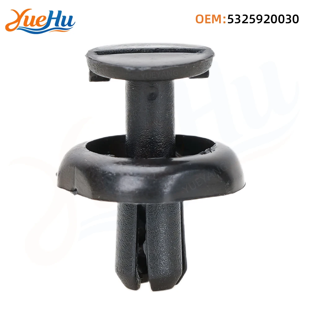 

YUEHU 53259-20030 Auto Bumper Fastener Clips Plastic Radiator Engine Trim Cover Clip Screw 7mm For Toyota
