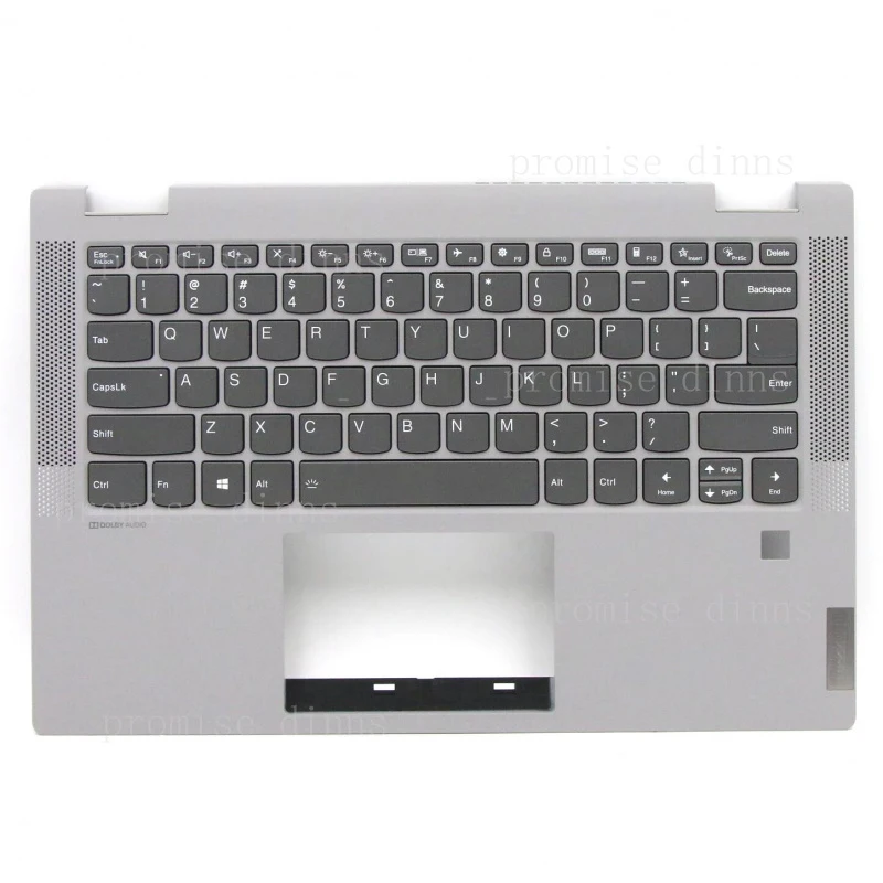 

M New Upper Case US Backlit KB FP For ideapad Flex 5-14IIL05 81X1 5-14ARE05 5-14ITL05
