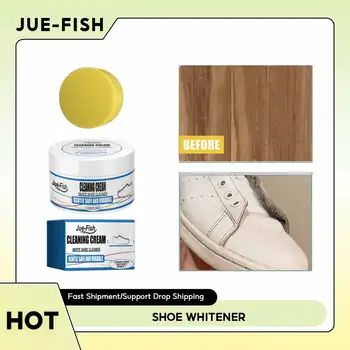 Blanchisseur de chaussures anti-d'effets pour baskets blanches, dissolvant de poussière, mousse de nettoyage, nettoyant pour chaussures blanches, étiquettes de blanchiment, D343