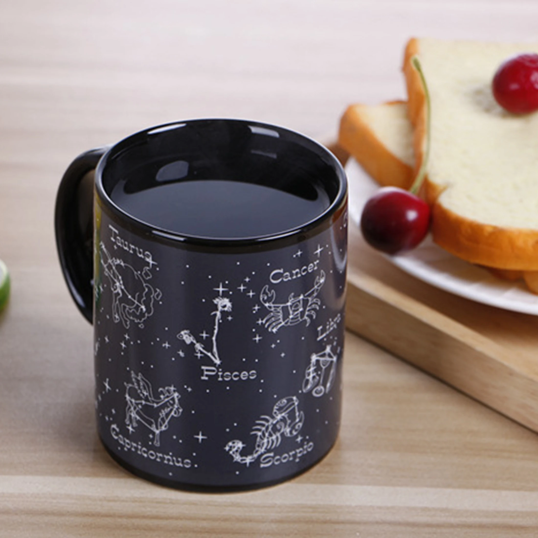 

Heat Changing Constellation Mug - Add Coffee or Tea and 12 Constellations Appear - Comes in a Fun Gift Box