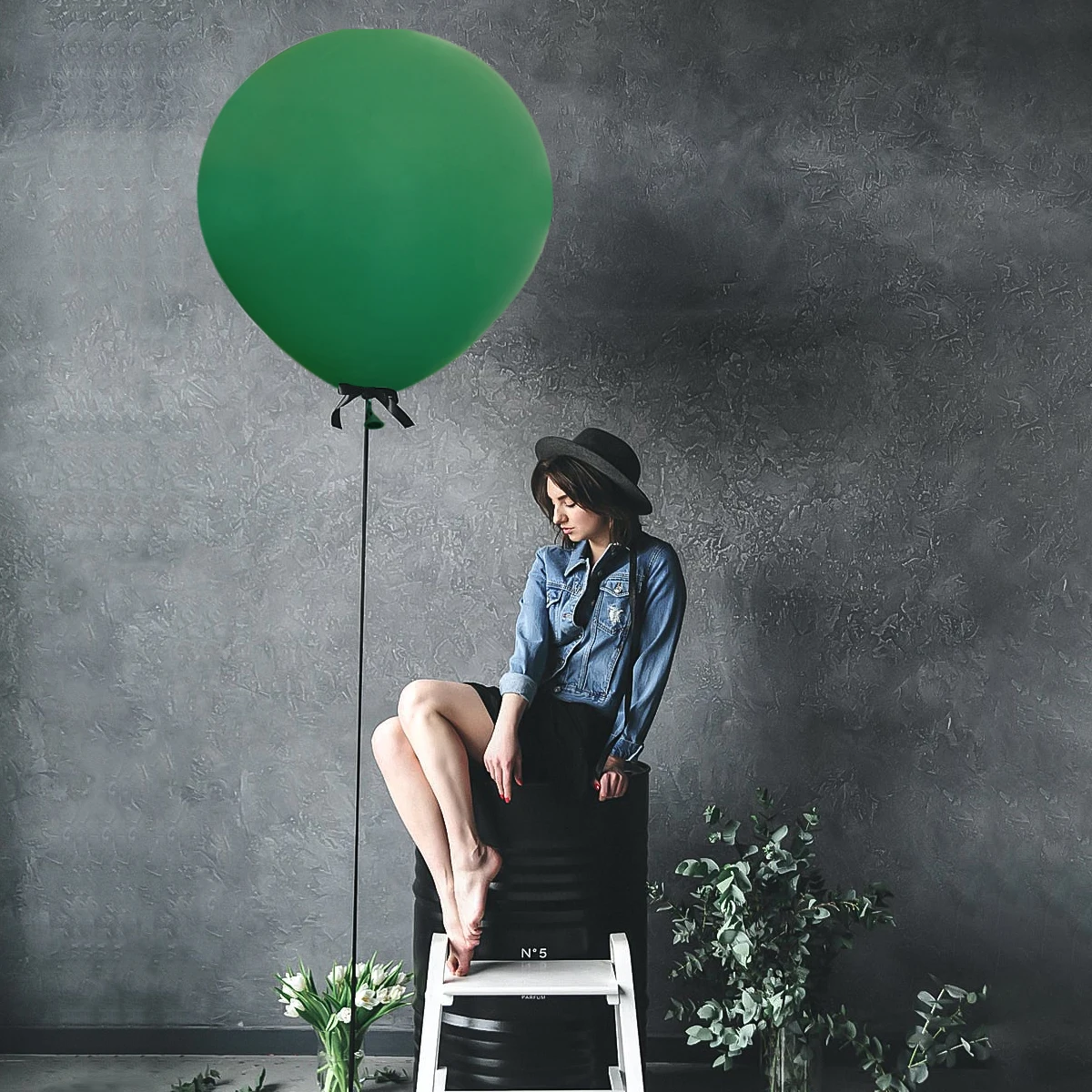 

Latex Ball Party Balloons Giant Confetti Challenge Festival Supplies Wedding Decorations Balloon Green Stretch Not