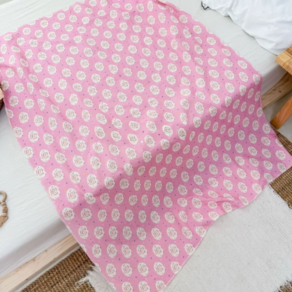 Solid Cotton Quilting Fabric pink Cute pattern Breathable & Durable Sewing Craft Precut for DIY Crafts 100*140CM