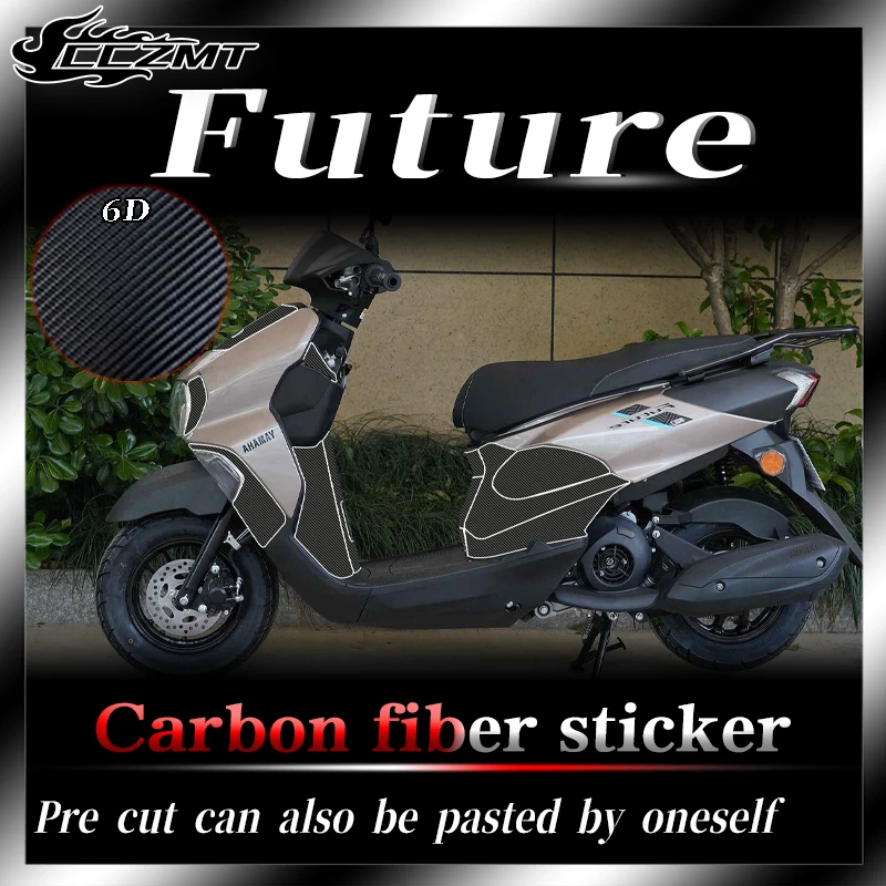 

For Yamaha Future 125 sticker protection sticker carbon fiber film wear-resistant sunscreen waterproof body sticker modification