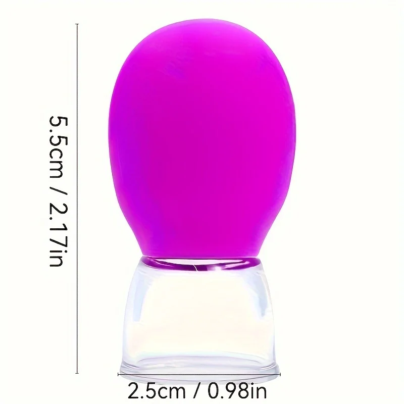 2/4 Pieces Facial Cupping Set Eye Face Vacuum Massage Anti Cellulite Cup Silicone Cupping Cups Massage Therapy Lift Glowing Skin