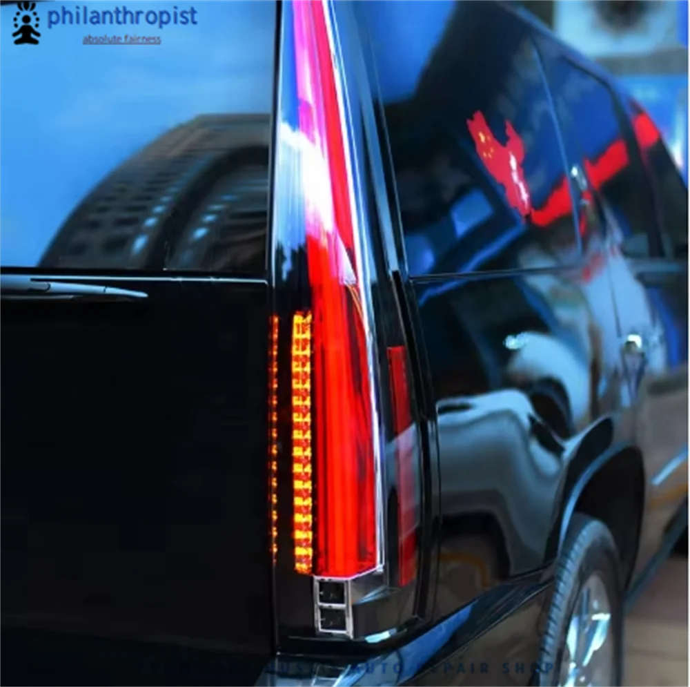 Gruppo fanale posteriore per Cadillac Escalade 2007-2014 Luce di guida a LED Luce freno a LED Indicatore di direzione sequenziale a LED
