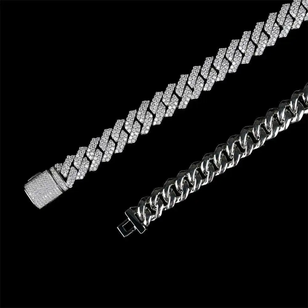 14mm Wholesale Cuban Link Chain 14k Gold Plated Hip Hop Jewelry Necklace Cuban Link