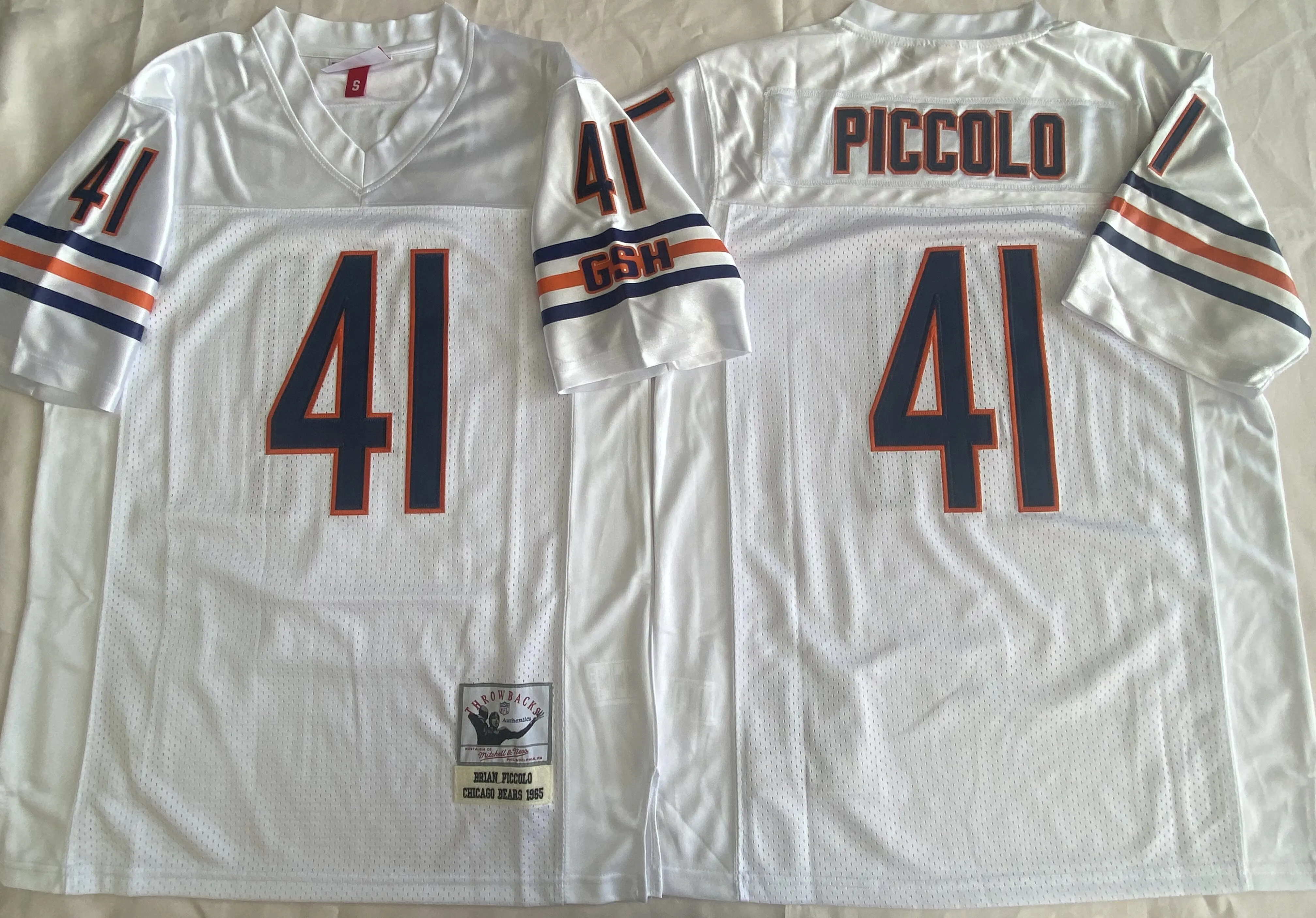 41 PICCOLO Navy White Retro Football Stitched Jersey Dropshipping