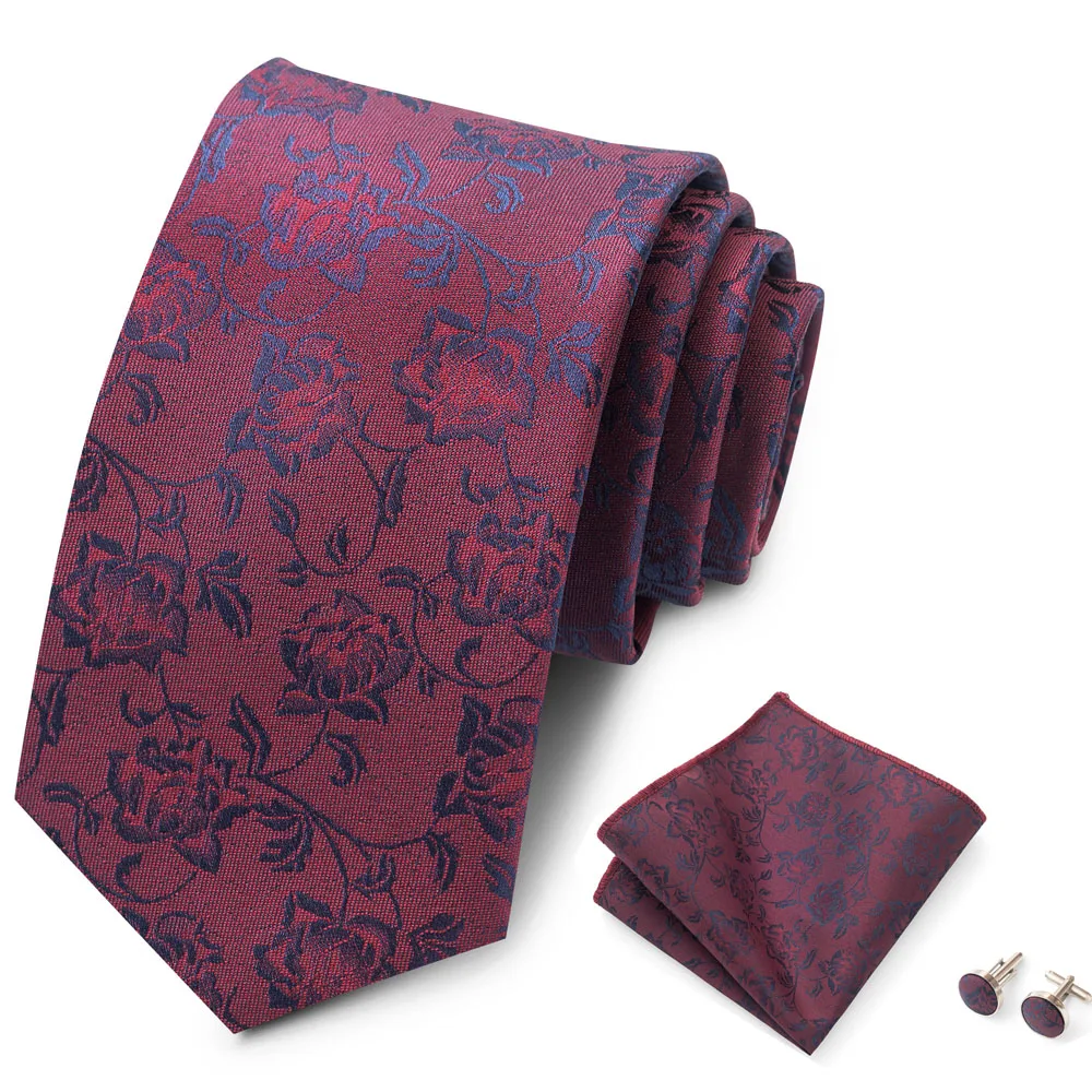Hochwertiges 8-cm-Krawatten-Einstecktuch-Set für Herren, schwarz, blau gestreift, Hochzeitsgeschenk, Krawatte, Anzug-Accessoires, passend für den Arbeitsplatz – Detail 16