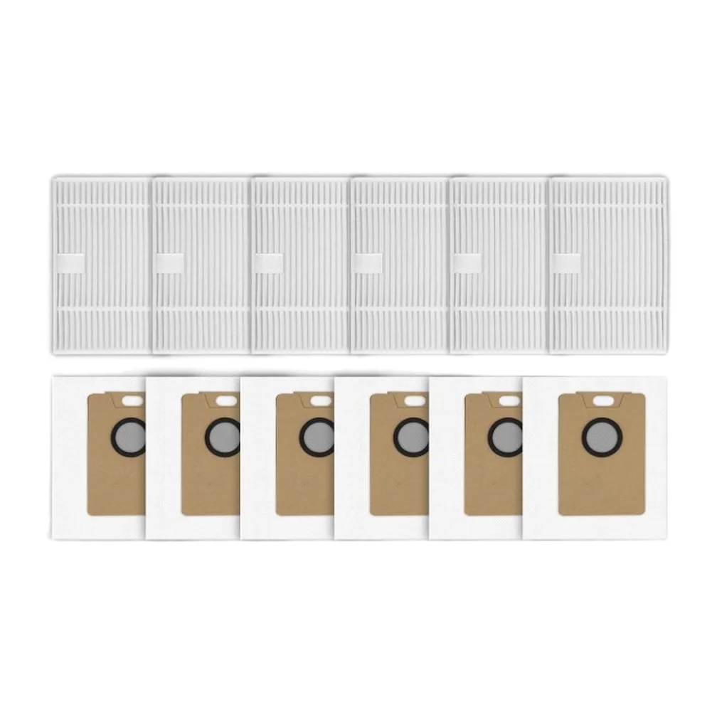 Main Side Brushes With HEPA Filters Dust Bags Mop Cloth Kit For Tapo RV30 For Max Plus/Tapo RV20 Max For Plus Robot Vacuum Parts