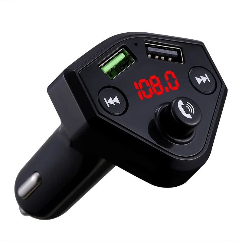 FM Transmitter Wireless Bluetooth-compatible FM Modulator Handsfree Car Kit Audio Car MP3 Player 5V 3.1A Dual USB Car Charger