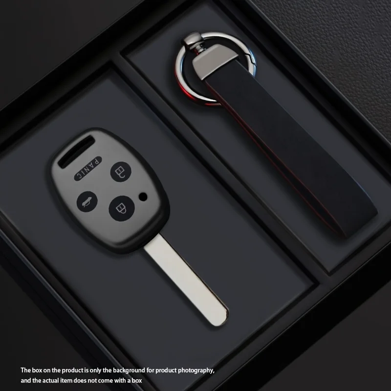 Black Warrior Style TPU Car Key Case Cover for Honda Fit CIVIC JAZZ Pilot Accord CR-V Freed Freed Pilot StepWGN Insight