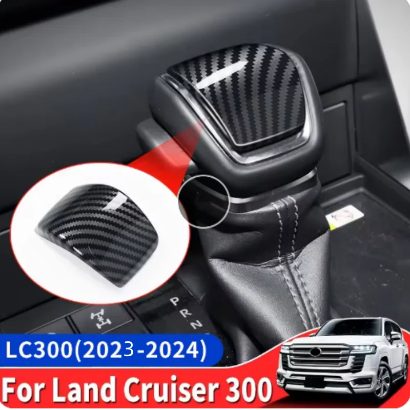 

For Toyota Land Cruiser 300 2023 2024 center console Gears Decoration Protective Sticker LC300 Interior Accessories Tuning
