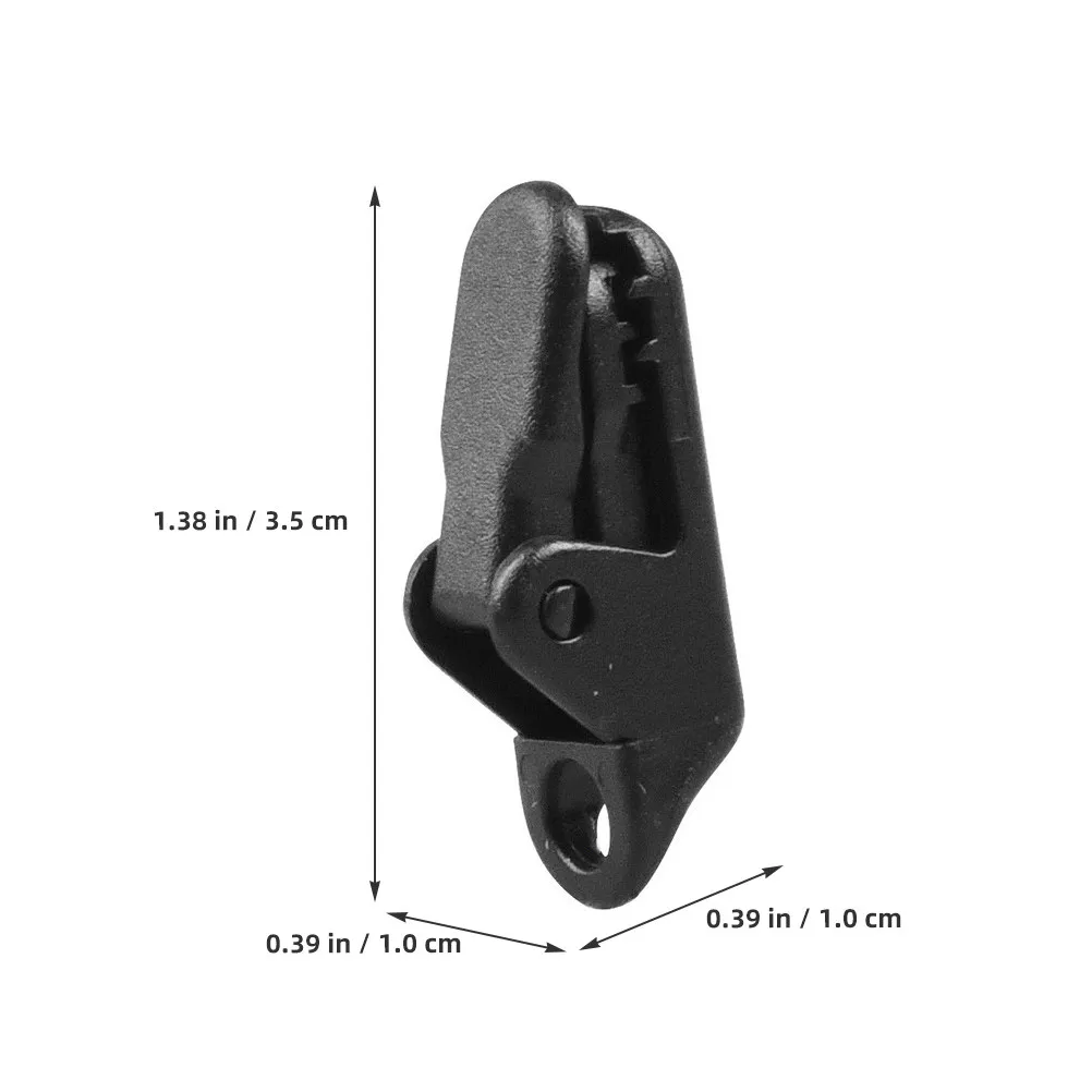 15 Pcs Rope Fixing Bungee Cord Tensioner Clothesline Black Outdoor Tarps Party Clip for Camping Awning Fabric Locking Clips view 6