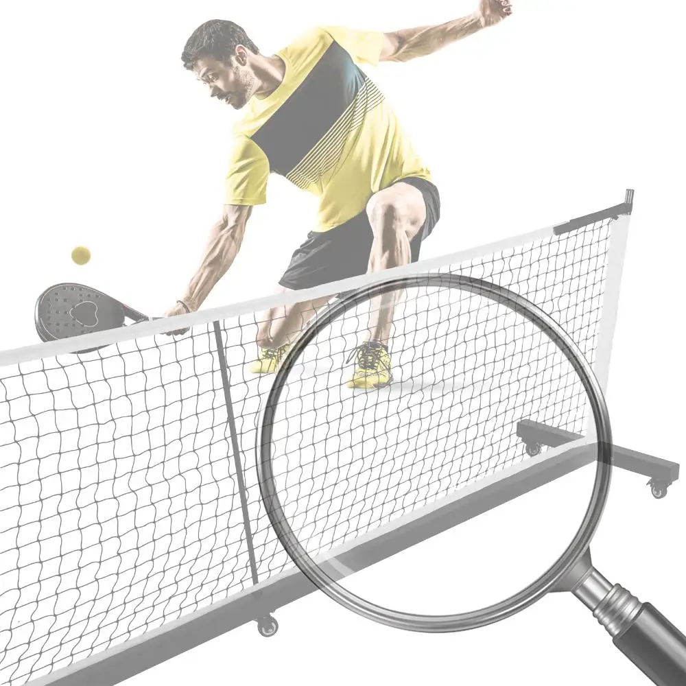 

Heavy Duty Pickleball Net with Wheels Aluminum Tube Pickleball Net Professional Pickle Ball Game Net Stand for Courts Indoor Gym