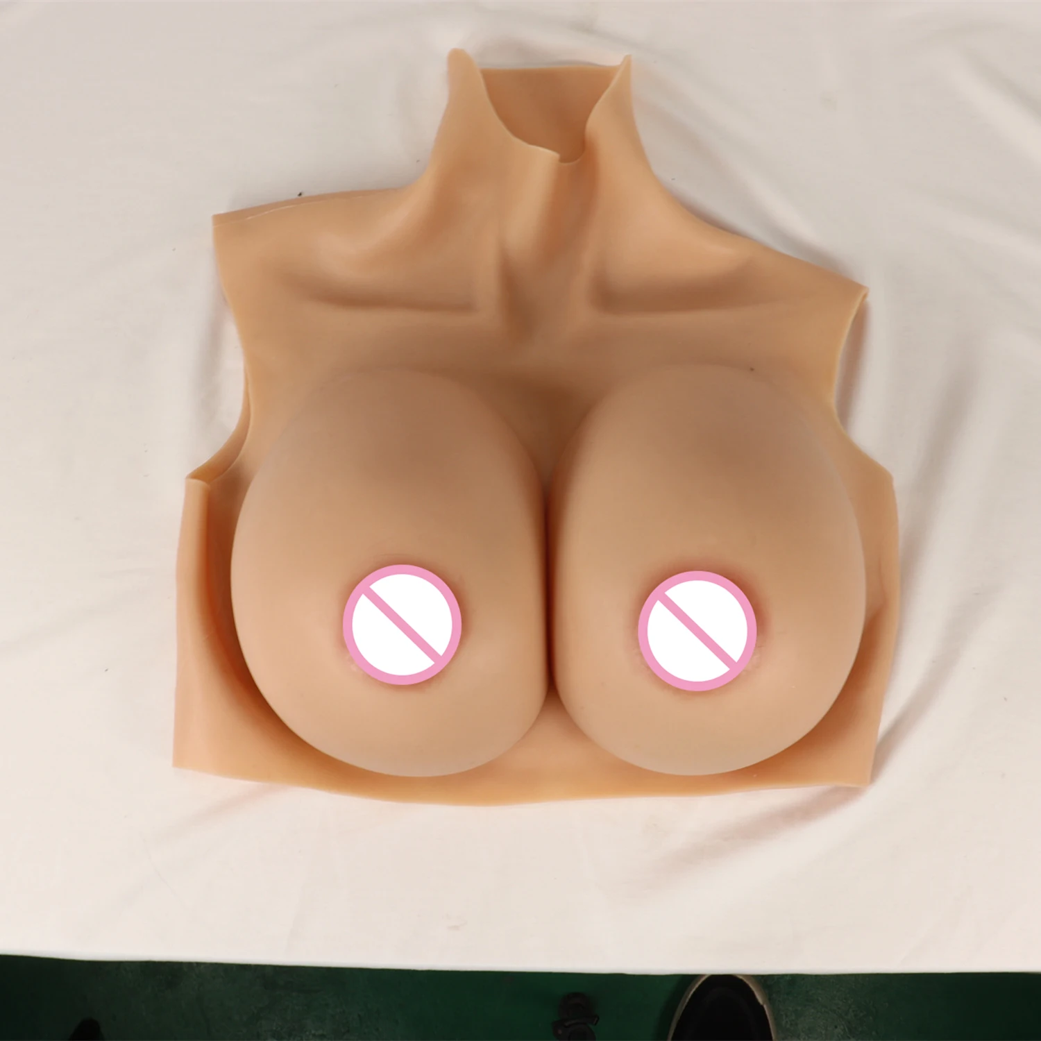 Uboora I K Cup Fake Silicone Breast Forms Breathable Huge Boob Artificial Fake Boobs Transgender Drag Queen Cosplay Crossdresser