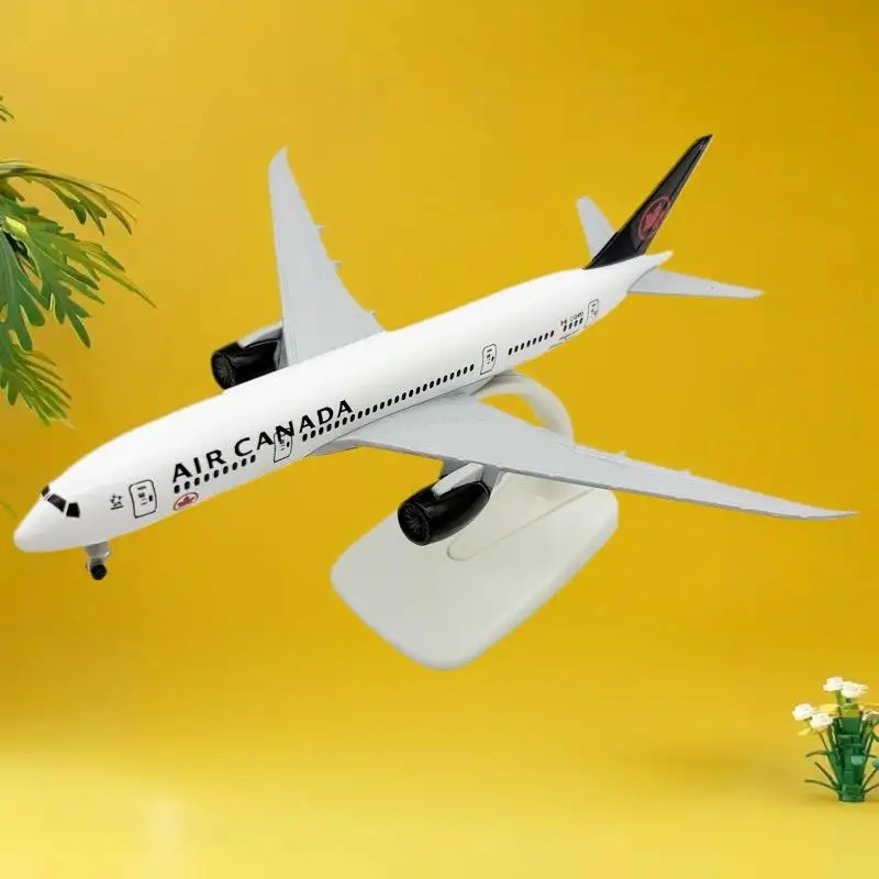 

1 Set Air Canada B787 Diecast Airplane Building Kit in Alloy Metal with 20cm Wheels