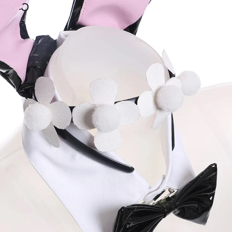 lili 123Ram Rem Costume Lamb Re:Life In A Different World From Zero Cosplay Bunny Black Sexy Halloween Girl Dress W