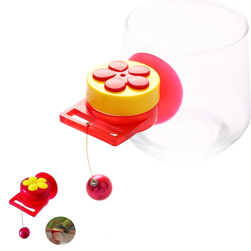 【YA】1PCS Handheld Hummingbird Feeders with Suction Cup Multifunctional Mini Feeder