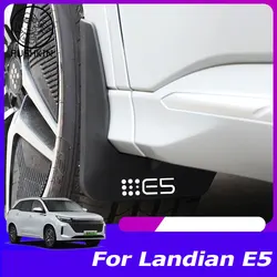 4pcs Car Mudguard For Landian E5 DFSK EVOLUTE i-Space 2024 2025 2026 Antifreeze Fender Splash Guard Mudflap Auto Accessories